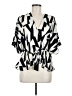 Sweet Rain 100% Polyester Black Kimono Size M - photo 1