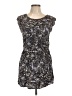 Forever 21 100% Rayon Tweed Silver Cocktail Dress Size L - photo 1