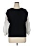 DKNY 100% Polyester Black 3/4 Sleeve Top Size XL - photo 1