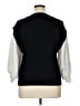 DKNY 100% Polyester Black 3/4 Sleeve Top Size XL - photo 2