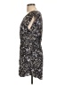 Forever 21 100% Rayon Tweed Silver Cocktail Dress Size L - photo 5