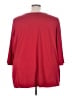 Catherines Red 3/4 Sleeve Blouse Size 3X - photo 2