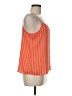W5 100% Polyester Orange Sleeveless Blouse Size M - photo 4