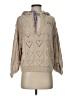 LoveShackFancy 100% Cotton Hearts Tan Pullover Sweater Size XS - photo 1