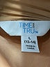 Time and Tru 100% Nylon Color Block Ivory Jacket Size 12 - photo 6
