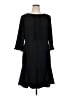 Talbots 100% Polyester Solid Black Casual Dress Size 14 - photo 1