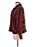 Chico's Paisley Burgundy Jacket Size Lg (2) - photo 5