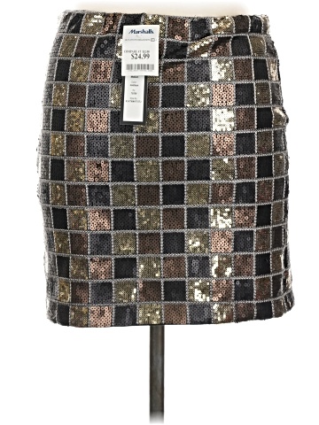 Romeo & Juliet Couture Faux Leather Skirt (view 2)
