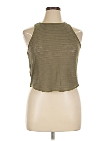 Madewell Crochet-Knit Cutaway Tank (view 1)