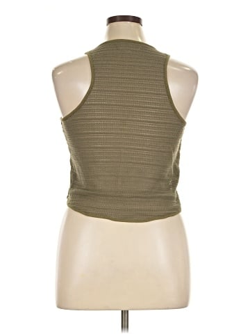Madewell Crochet-Knit Cutaway Tank (view 2)