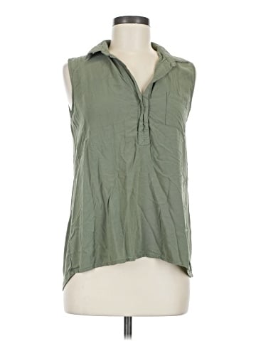 Joseph A. Sleeveless Button-Down Shirt (view 1)
