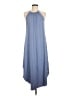 Double Zero Solid Blue Casual Dress Size M - photo 1