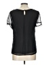Etcetera 100% Silk Black Short Sleeve Silk Top Size 10 - photo 2