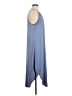 Double Zero Solid Blue Casual Dress Size M - photo 4