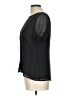 Etcetera 100% Silk Black Short Sleeve Silk Top Size 10 - photo 5