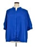 Nine West 100% Polyester Blue 3/4 Sleeve Blouse Size 3X - photo 1
