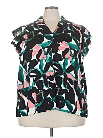 Nine West Short Sleeve Blouse (view 1)
