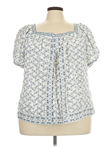 Max Studio Short Sleeve Blouse (view 1)