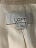 Ann Taylor LOFT 100% Cotton Ivory Blazer Size 6 - photo 6