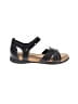 Clarks 100% Leather Solid Black Sandals Size 12 - photo 1