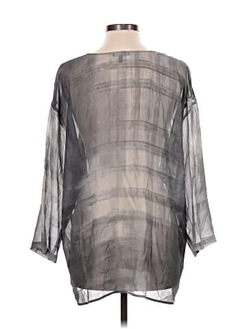 Eileen Fisher 3/4 Sleeve Silk Top (view 2)