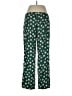 Old Navy 100% Cotton Print Green Casual Pants Size L - photo 2