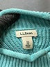 L.L.Bean 100% Cotton Teal Turtleneck Sweater Size XS - photo 7