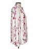 Etcetera Floral Ivory Long Sleeve Blouse Size 10 - photo 4