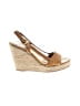 Prada 100% Leather Tan Wedges Size EU 38 1/2 - photo 1