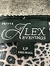 Alex Evenings Gray 3/4 Sleeve Blouse Size Lg Petite - photo 7
