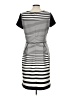 Studio One Stripes Gray Casual Dress Size 12 - photo 2