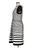Studio One Stripes Gray Casual Dress Size 12 - photo 5