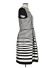 Studio One Stripes Gray Casual Dress Size 12 - photo 4