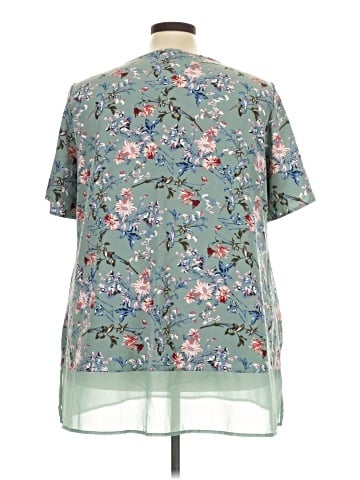 BLOOMCHIC Short Sleeve Blouse (view 2)