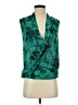 Babaton 100% Silk Teal Sleeveless Silk Top Size S - photo 1