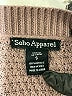 SOHO Apparel Ltd 100% Acrylic Gray Cardigan Size S - photo 7