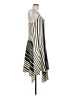 W by Worth Stripes Silver Casual Dress Size 8 - photo 4