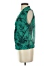 Babaton 100% Silk Teal Sleeveless Silk Top Size S - photo 5