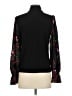 CeCe Black Long Sleeve Blouse Size S - photo 2
