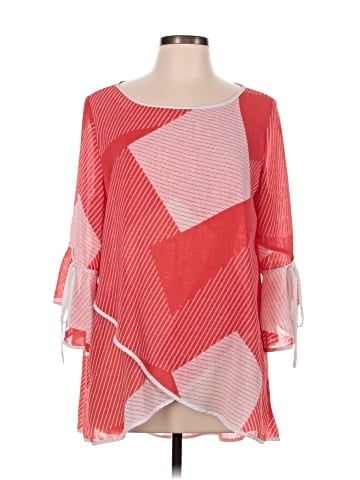 I.C. By Connie K 3/4 Sleeve Blouse (view 1)