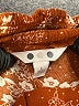 Three Dots Floral Orange Casual Pants Size L - photo 7
