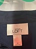 Ann Taylor LOFT 100% Polyester Black Short Sleeve Blouse Size M - photo 7