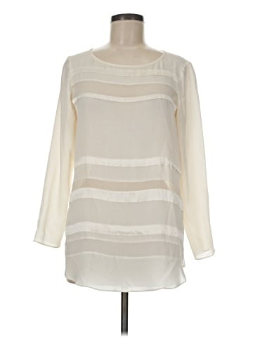 Etcetera Long Sleeve Silk Top (view 1)