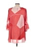 I.C. By Connie K Red 3/4 Sleeve Blouse Size L - photo 2