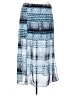 Maurices 100% Polyester Print Blue Casual Skirt Size 24 (3) - photo 1