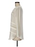 Etcetera 100% Silk Ivory Long Sleeve Silk Top Size 8 - photo 5