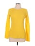 Les Copains 100% Cotton Yellow Pullover Sweater Size 12 - photo 1