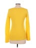 Les Copains 100% Cotton Yellow Pullover Sweater Size 12 - photo 2
