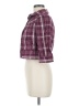 Decree 100% Cotton Plaid Purple Jacket Size M - photo 5
