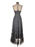 Aqua 100% Polyester Paisley Gray Cocktail Dress Size XS - photo 2
